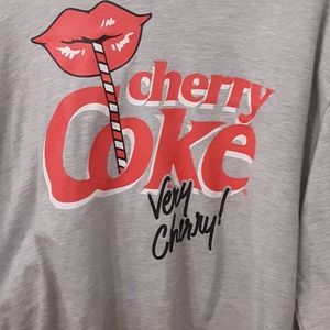 Grey cherry coke long sleeve